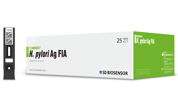 STANDARD F тестовий набір для виявлення H. pylori методом флуоресцентного імуноаналізу / STANDARDTM F H. pylori Ag FIA